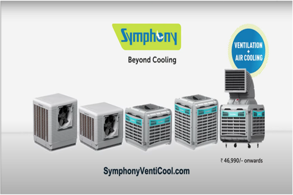 Symphony’s Large Space Venti-Cooling communication thrust set to transform industrial & commercial work spaces