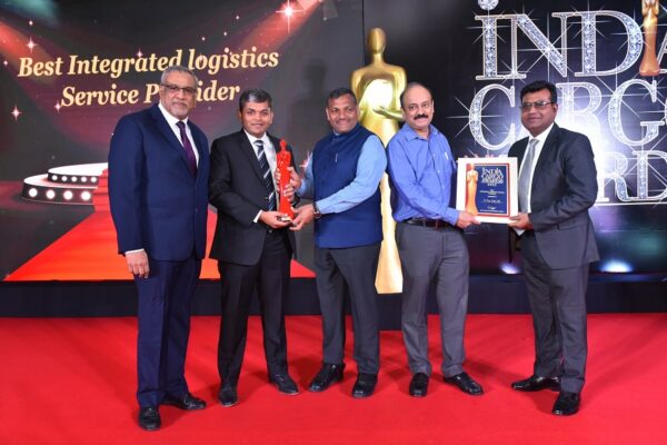 Best Integrated Logistics Service Provider award for V-Trans (India)